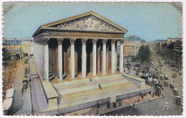 France Postcard Paris La Madeleine Church