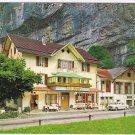 Postcard Gastof Balmhof Brienzwiller Schattiger Garten Vereinssaal