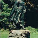 Plymouth Massachusetts Postcard Pilgrim Maiden Statue Henry Kitson