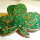Metal Pin Shamrock Pin International Order of Ladies Glades