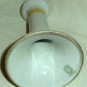 Noritake Candle Holder Handpainted White Yellow Floral Panels Gold Trim 5 1/2"