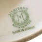 Noritake Candle Holder Handpainted White Yellow Floral Panels Gold Trim 5 1/2"