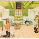 Postcard Mammas Och Smaflickornas Rum Mom And Little Girls' Room Carl Larsson