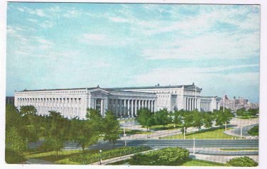 Illinois Postcard Chicago Natural History Museum