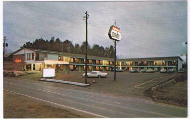 Georgia Postcard Calhoun Holiday Hills Motel