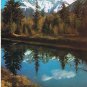 Alberta Postcard Banff Three Sister Mountains