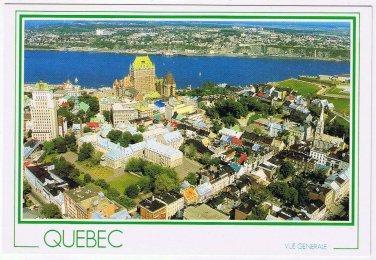 Quebec Postcard Quebec City Aerial View