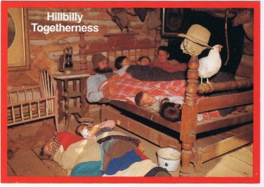 Comic Postcard Hillbilly Togetherness