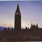 Postcard Canadian Houses Of Parliament Sunset Ottawa Ontario
