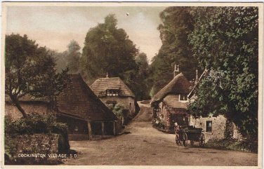 Postcard Cockington Village Torquay County Devon England UK