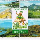 Ireland Postcard Arnhem Good Luck Multi View White Rocks Mourne Mountains Giant