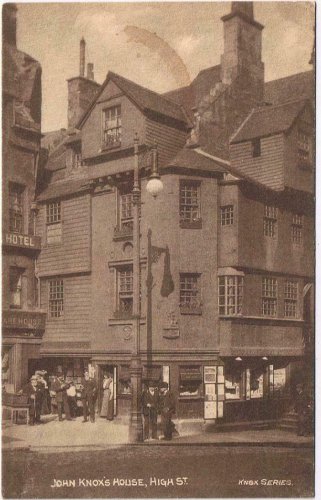 United Kingdom UK Postcard Edinburgh John Knox House High Street