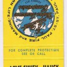 Matchbook Cover Acme Shuey Hauck Insurance Crawfordsville Indiana