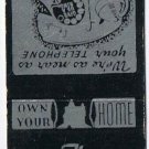 Matchbook Cover The Home Bureau Real Estate Insurance Cicero Illinois