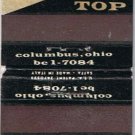 Matchbook Cover The Top Your House Of Steaks Columbus Ohio
