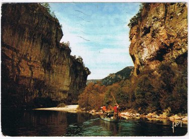 France Postcard Gorges du Tarn Lozere Promenade By Boat