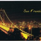 California Postcard San Francisco Twilight At Bay Bridge