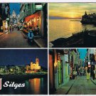 Spain Postcard Costa Dorada Sitges Multi View