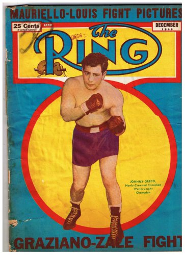 The Ring Magazine December 1946 Mauriello Louis First Pictures