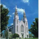 Ottawa Ontario Postcard Notre Dame Cathedral Basilica Cornerstone 1841