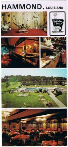 Hammond Louisiana Postcard Holiday Inn Multi View Long Card