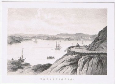Postcard Norge Norway Christiana