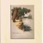 Art Print Gordon Home Shakespeare Memorial Theatre From Churchyard 4 1/2 x 6 1/2