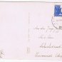 Holland Netherlands Postcard RPPC Happy New Year Snow Scene Church Town