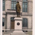 New York Postcard Ogdenburg Curtis Monument Valentine