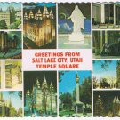 Utah Postcard Salt Lake City Temple Square Multi View