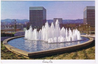 California Postcard Century City City Within A City