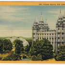Utah Postcard Salt Lake City Temple Square