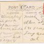 Postcard Embossed Christmas Shepherd Sheep Fire Pine 1917