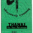Pennsylvania Matchbook New Castle Marcs Fish Drycleaners & Launderers Green