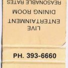 Ontario Matchbook Cover Sebringvilla ? Sebringville Hotel