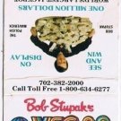 Matchbook Cover Las Vegas Bob Stupak's Vegas World