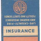 Matchbook Cover JH Ward Ackerson Suffolk Real Estate Insurance Brightwaters NY