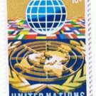Stamps UN United Nations MNH Logo With Globe