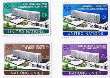 Stamps UN United Nations MNH International Labour Headquarters