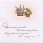 Vintage Greeting Card Get Well Floral Baskets While You're Convalescing Canada