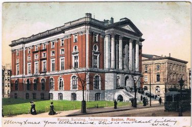 Postcard Rogers Building Technology Adams Massachusetts 1906