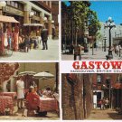 British Columbia Postcard Vancouver Gastown Multi View