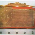 Postcard Oldest Stars & Stripes Flag In Existence Bennington Vermont