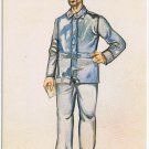 Postcard Wireman 1864 Watercolour Luis Jardim Portela Portugal Uniforms