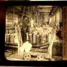 Magic Lantern Glass Slide Grinding Wood Pulp Norway Keystone 1870s