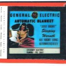 Magic Lantern Glass Slide General Electric Automatic Blanket Advertising