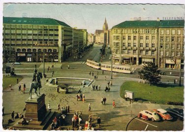 Germany Postcard Hannover Blick Auf Hauptbahnnof