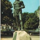 Plymouth Massachusetts Postcard Statue Massaoit Protector of the Pilgrims