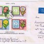 Stamps Art Hungary Envelope Budapest 1000 Years Stamps Flowers
