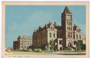 Postcard City Hall Calgary Alberta PECO